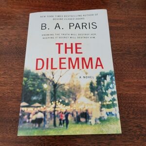 The Dilemma By BA Paris Mass Market Paperback Thriller Book
